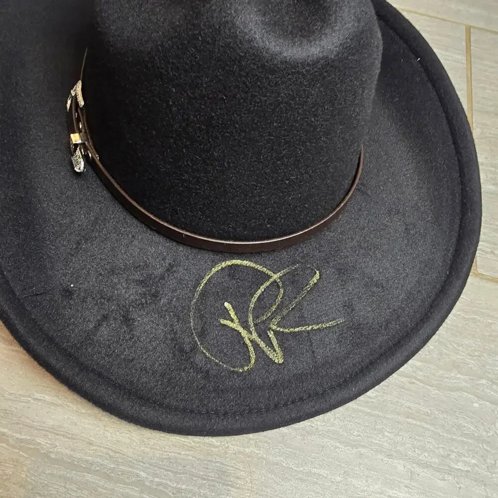 Falling in Reverse SIGNED Ronnie Radke Auto’d Cowboy Hat Official Merch Rare